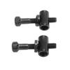 2Pcs RISK Bike Seatpost Screw Titanium Alloy M5x30mm Balance Seat Post Seat Tube Fixing Screw Black