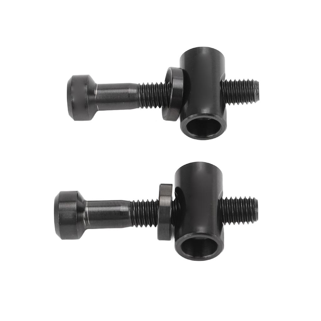 2Pcs RISK Bike Seatpost Screw Titanium Alloy M5x30mm Balance Seat Post Seat Tube Fixing Screw Black