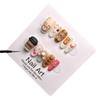 Coffee Bear Cartoon Cup Handmade Wearable Nail Piece Gentle Childrens Pattern