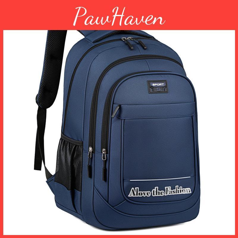 Capacity Large Student Travel Backpack With Letter Embossing Design For Teens