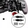 2 Pieces 1/10 RC Shock Absorber Remote Control Car Replace Parts Metal Spare