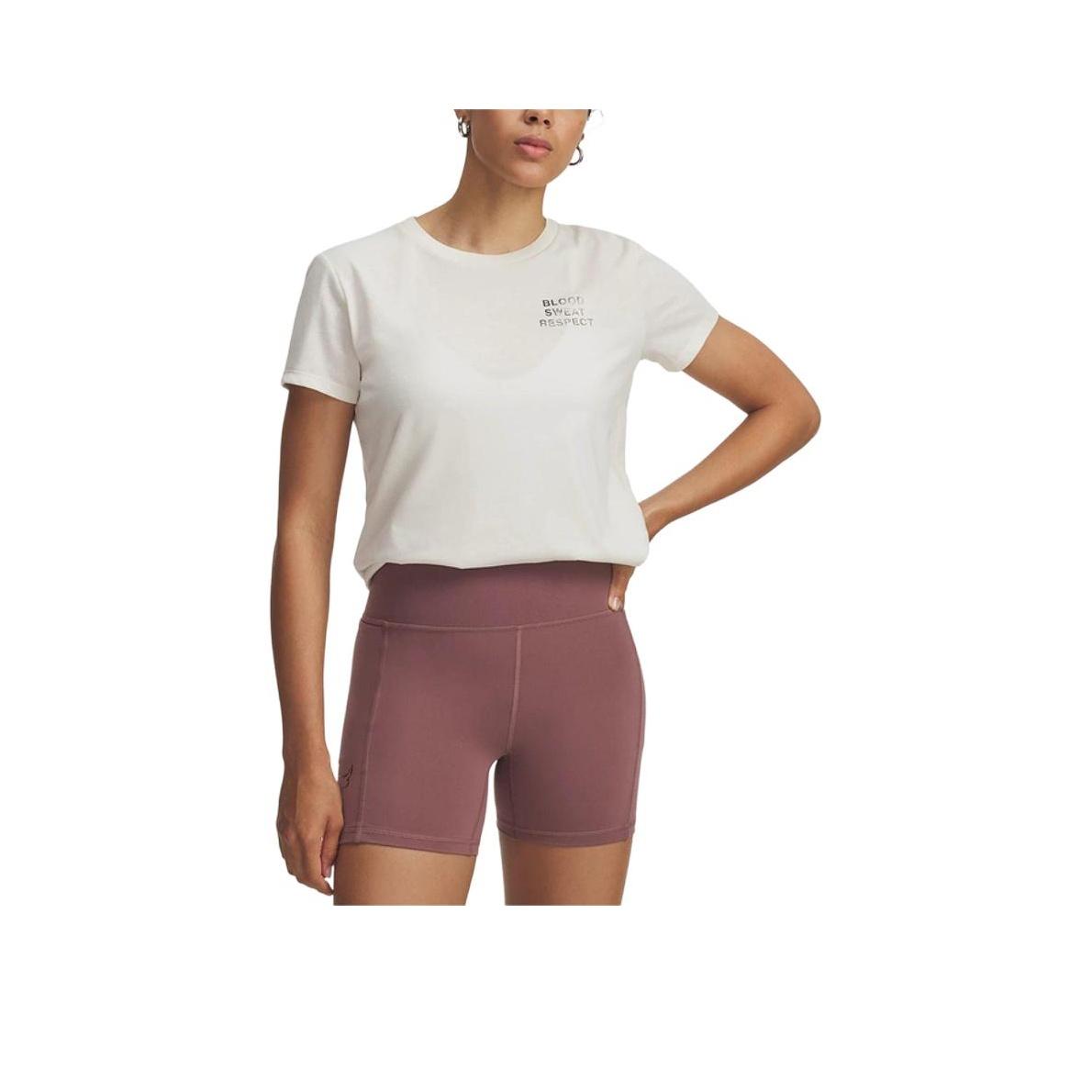 

Under Armour Project Rock Дышащая Удобная Футболка с Коротким Рукавом и Круглым Вырезом Женские Футболки 6005075-279 L