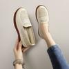 Soft sole non-slip shallow mouth mother shoes old Beijing cloth shoes women's breathable hollow new Chinese shoes 2025 summer new