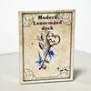Mistyczny Księżyc Lenormand Wyrocznia: Kompletna talia 36 kart ze słowami kluczowymi i wskaźnikiem „tak/nie” do duchowego wróżenia 10,4 * 7,3 cm