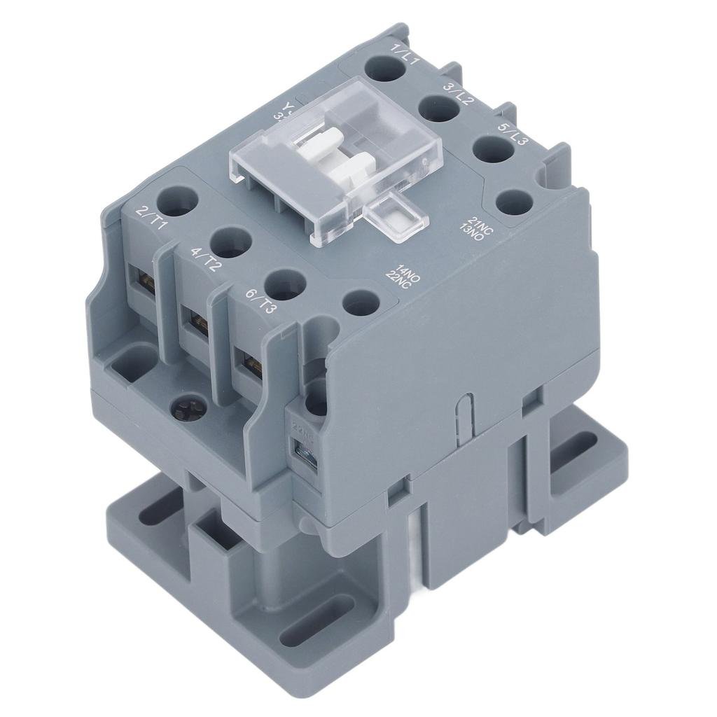 AC Contactor Copper Coil 3 Phase 1 NO 1 NC Silver Contact Circuit Switch Controller 32A 220V