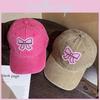 Cotton Bow Baseball Cap With Adjustable Fit For Summer Casual Wear
