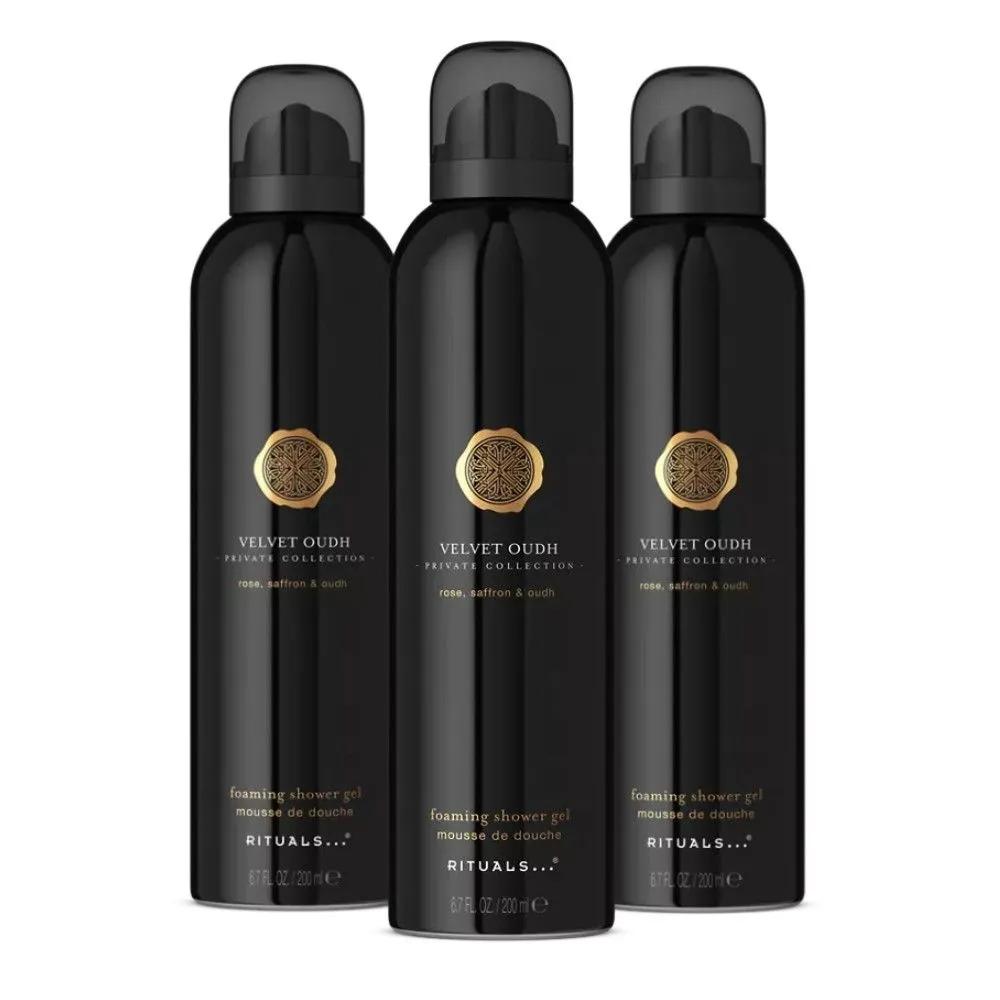 RITUALS Нидерланды Аромат Oud Rose Saffron Пенообразный гель для душа 200 мл x 3 шт.