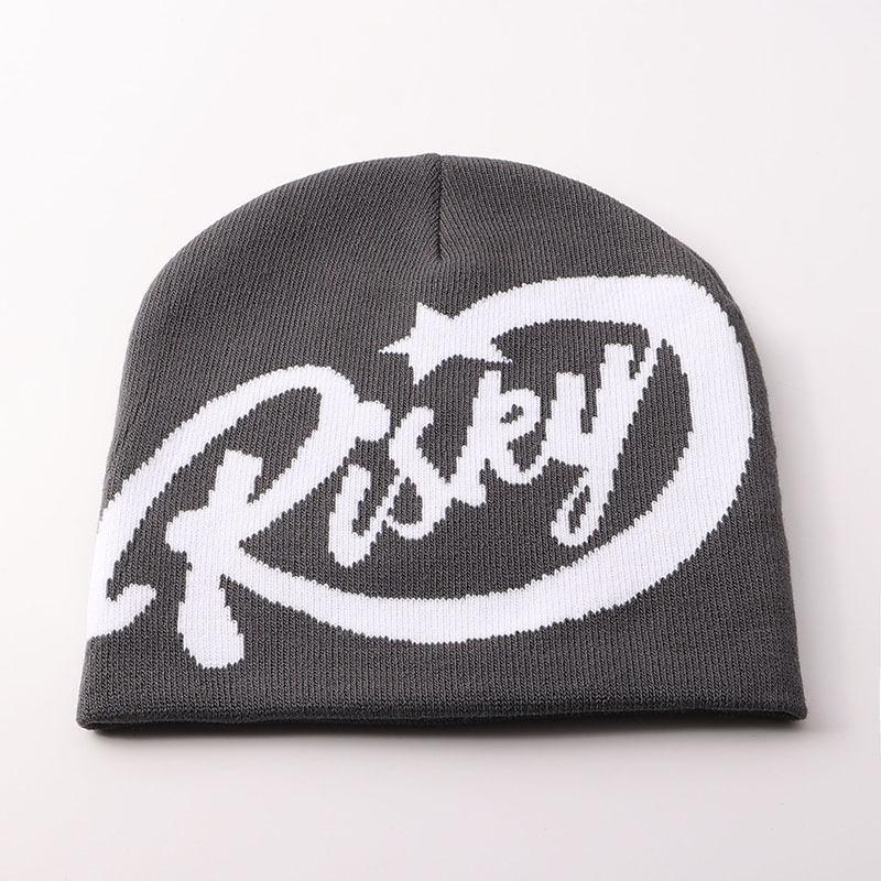 European and American jacquard knitted hat American men's and women's street pullover hat Warm hip-hop trendy cold hat Wool hat