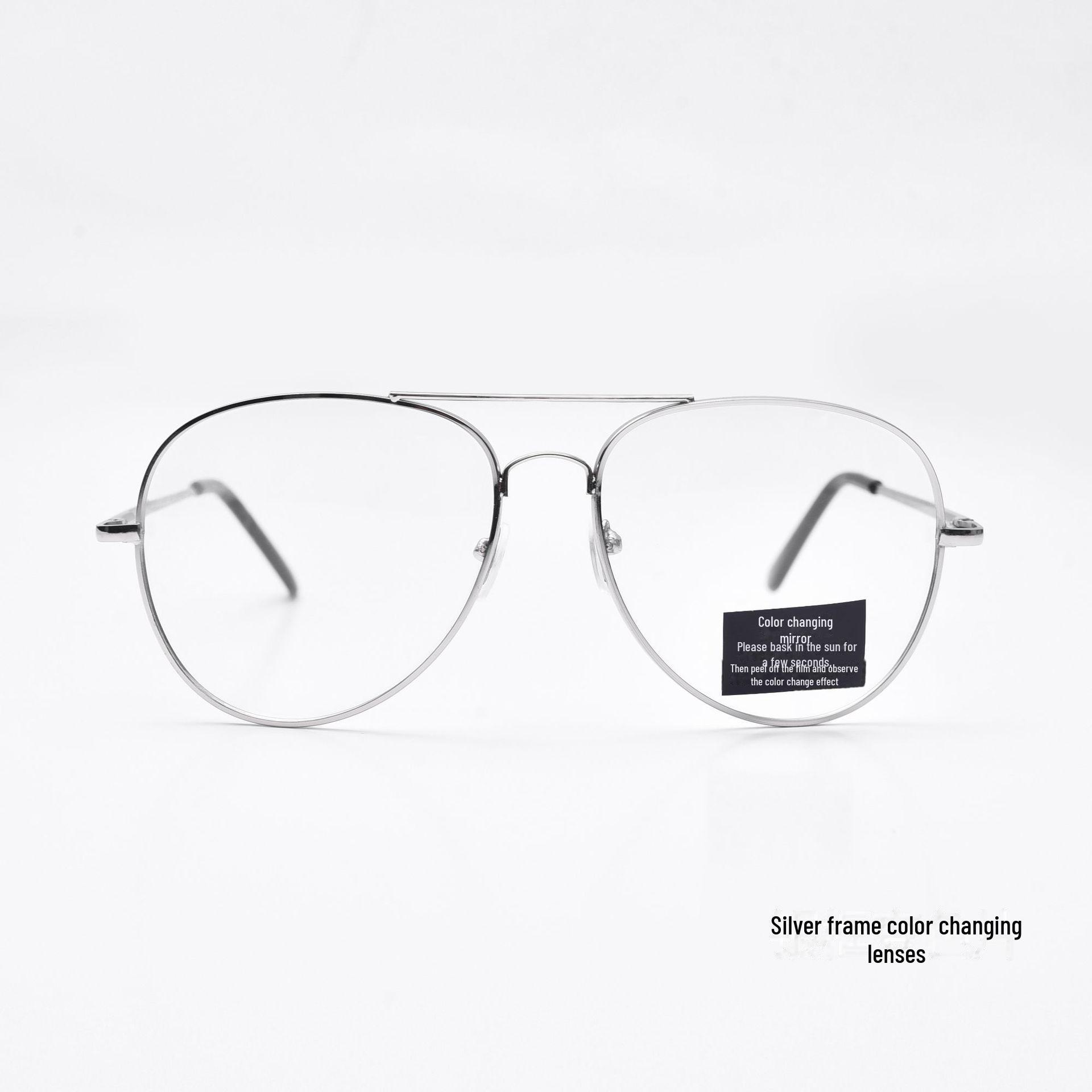 

Поляризованные солнцезащитные очки Pilot Frog Mirror для мужчин и женщин - металлическая оправа с пружинными ножками (Модель 3027) photochromic lenses