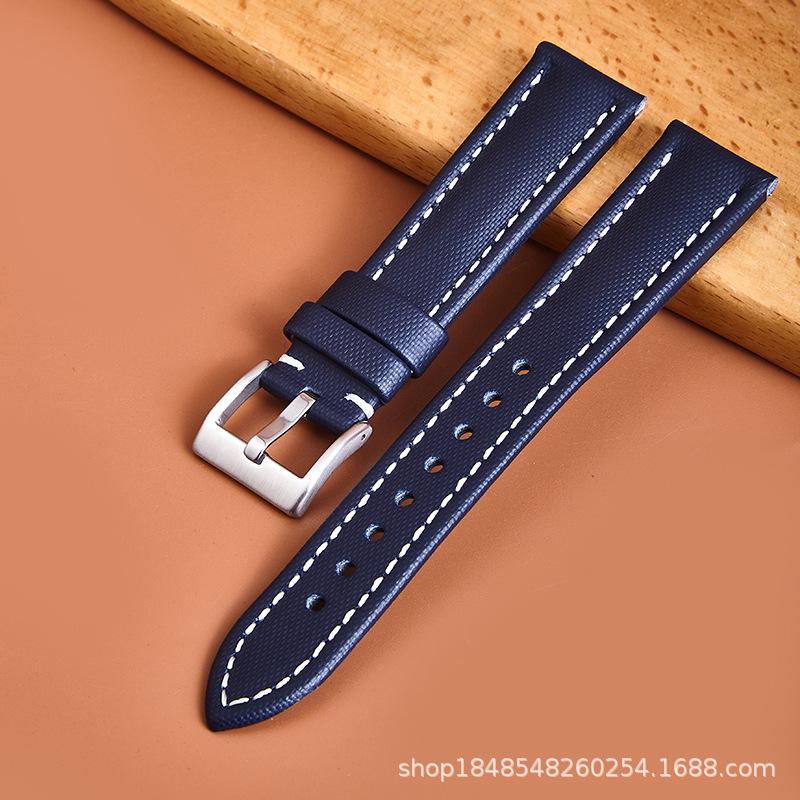 Nylon Sticker Leather Strap Suitable 19/21/23 Mm Smart Strap Bracelet Soft Strap