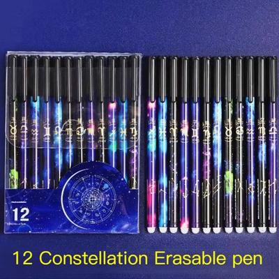 Stationery Students Gift Black/Blue Ink 12 Constellation Pen Gel Pen Erasable Pen Neutral Pen