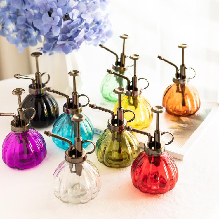 Retro Pumpkin Glass Sprayer for Succulents and Bonsai