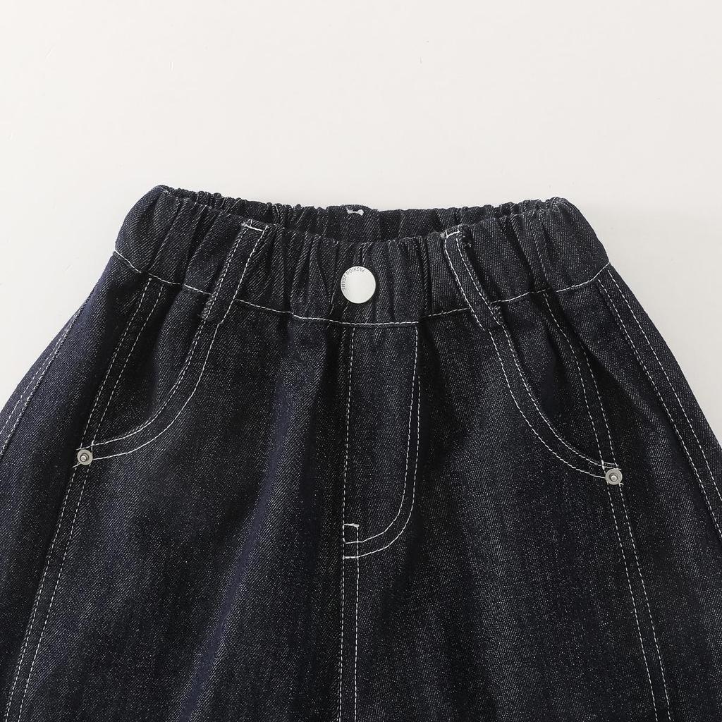 Beiteng Leichte Frühjahrs-/Sommerjeans für Jungen - Lässige Kinderhose im koreanischen Stil