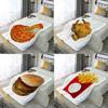 Creative Food Series Blanket  Burger and French Fries Sleeping Blanket Office Student Nap Personalized Summer Cool Air Conditioning Mat