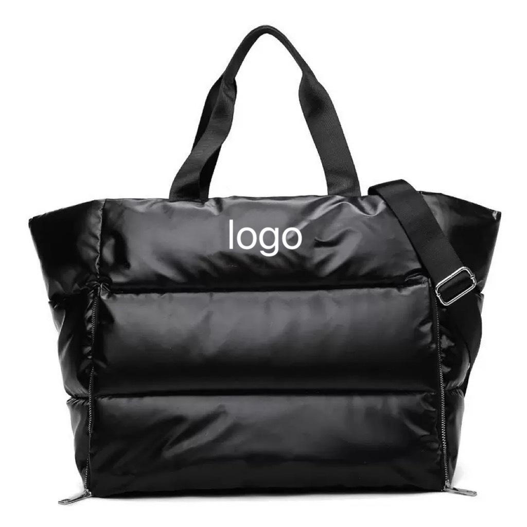 Lightweight yoga bag, portable travel bag, leisure commuter bag, large-capacity fitness sports bag чёрный