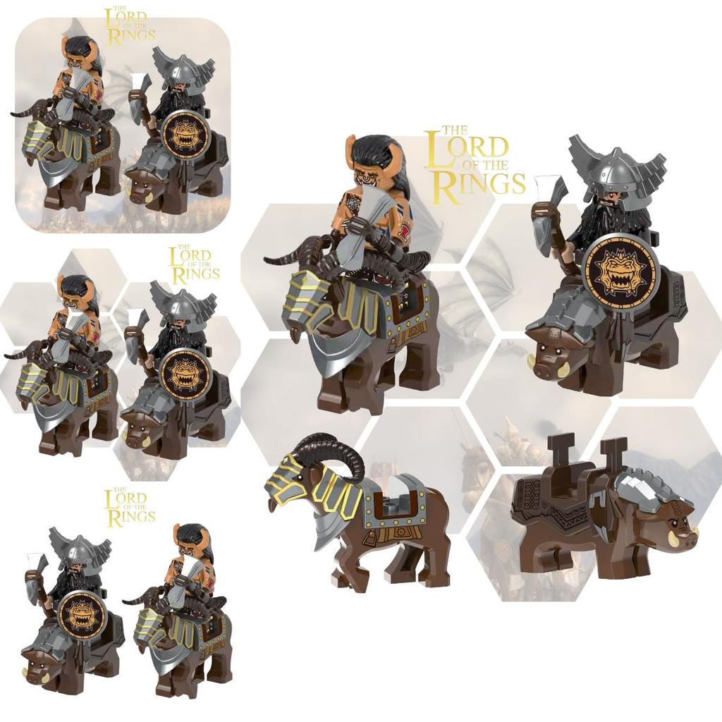 Kompatible Lego Drittanbieterfiguren Gebrauchte Wildes Tier Reittier Soldaten Legion Bausteine