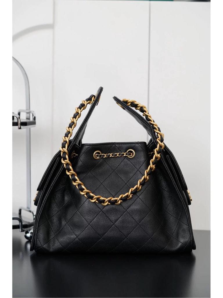 Bolsa Hobo Transversal de Corrente Argyle Retrô de Grande Capacidade para Mulheres