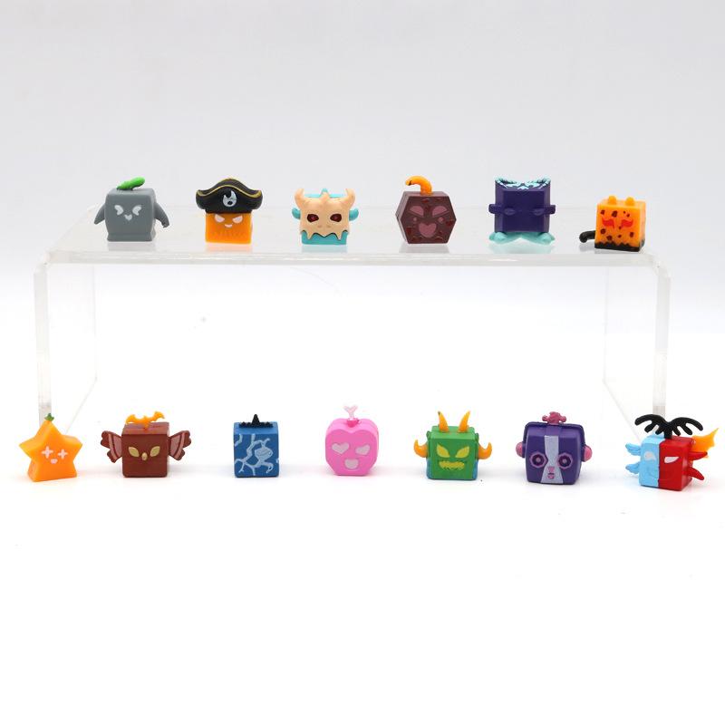 13Pcs/Set Blox Fruits Mini Action Figures Model Toy Game Collectible Figurines Doll Kids Gift
