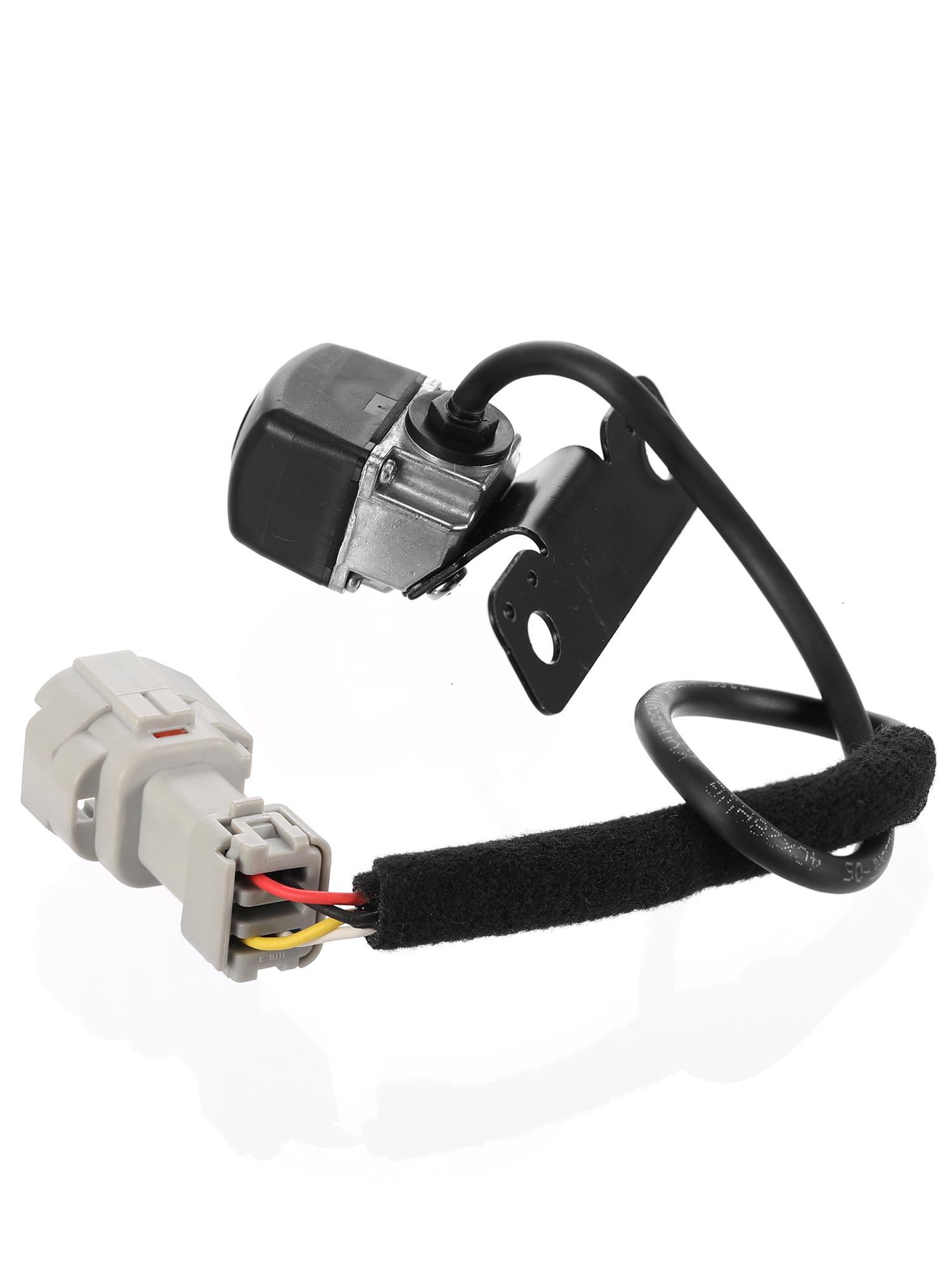 Стандартная камера заднего вида для Hyundai Santa Fe 3G DM дорестайлинговой модели с парковочными линиями 2012, 2013, 2014, 2015, 2016.