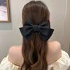 New Korean Satin Big Bow Hair Rope Girl's Sweet and Versatile Large Hair Ring Head Rope Hair Rubber Band Ornament Headwear Gifts