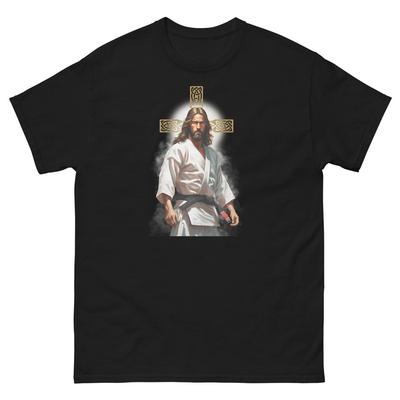 Jesus Christ Brazilian Jiu Jitsu BJJ Martial Arts Black Belt Men's Classic Tee