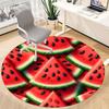 1pc Watermelon Slices Carpet for Office Non-Slip, Round Carpet, Soft & Comfortable, Carpet for Office, Lightweight Round Floor Mat