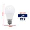Energy-efficient E27 Globe LED Bulb - Super Bright Plastic-Clad Aluminum for Indoor Use