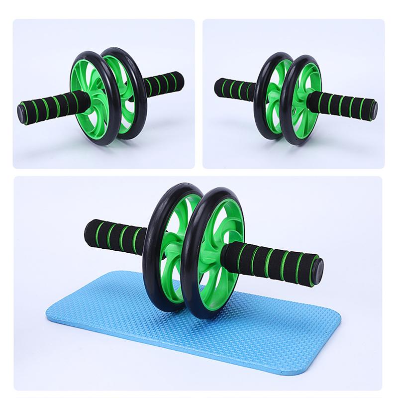 Dual-Wheel Abdominal Wheel Exercise Equipment, Stable Core Trainer For Home Gym Fitness Workout