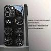 Aviation Instrument Pattern Tempered Glass Phone Case For iPhone 17 Pro Max 11 12 13 14 15 16 Pro 17 Air 7 8 Plus XS X XR Cover