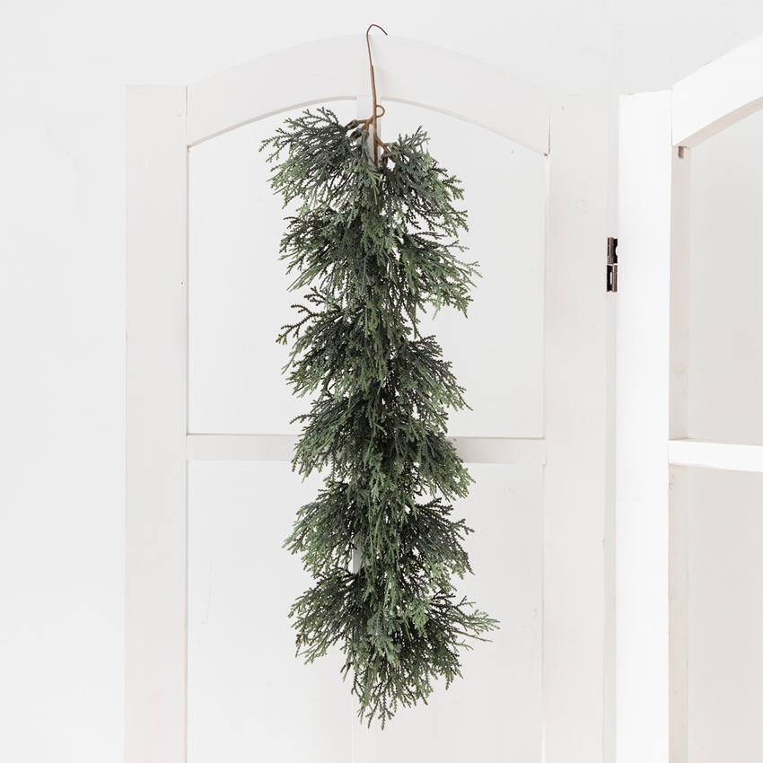

Искусственные растения Рождественские пластиковые сосновые иголки Ротанг Подвесные новогодние украшения Домашний сад Свадебная комната Искусственные цветы