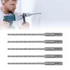 5pcs Self Centering Impact Drill Bit SDS-plus Masonry Drill Bit Carbide Tip Drill Bit  For Concrete