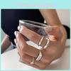 Stylish Geometric Open Ring For Women With Adjustable Size And Elegant Design