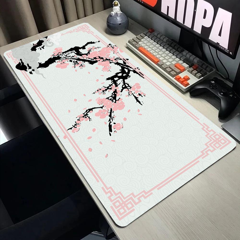 Cherry Blossom scenery mouse pad game washable rubber plus long table mat nonslip home office decorative computer accessories