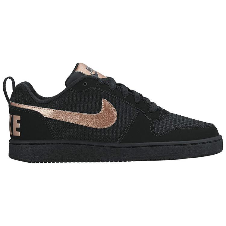 Nike Court Borough Low Black/Golden Women's 861533-002