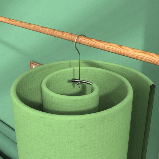 2ks spirálový stojan na sušení přikrývek nerezová ocel prostorově úsporné přikrývky ručníky spodní prádlo věšák na oblečení pro domácnost