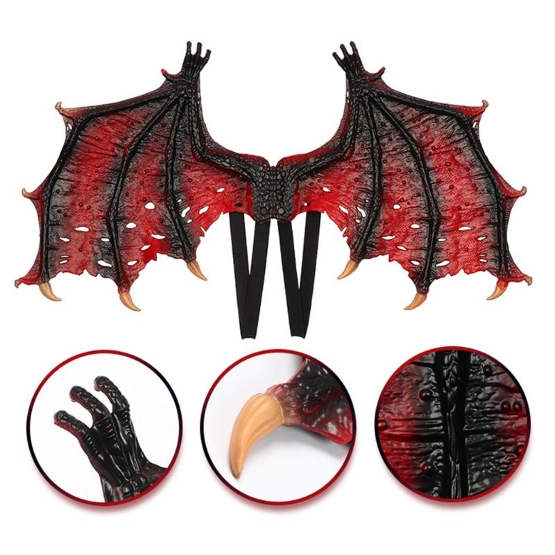 Accesorios de Disfraz de Dragón Diabólico Alas de Dragón Halloween Mardi Gras Disfraz de Demonios Regalos