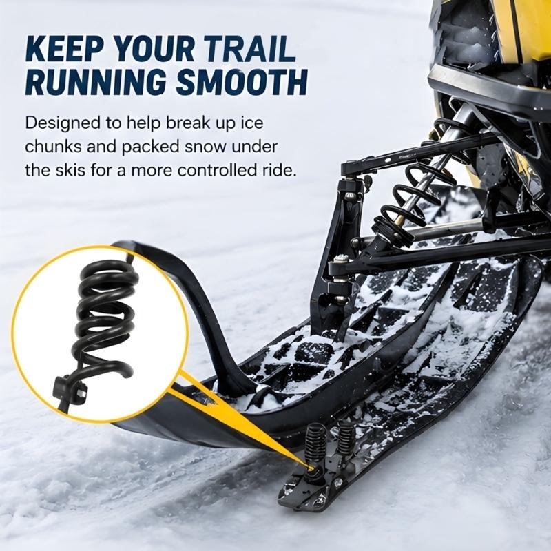 M68B High Grade Snowmobile Track Ice Scraper With protect Layer