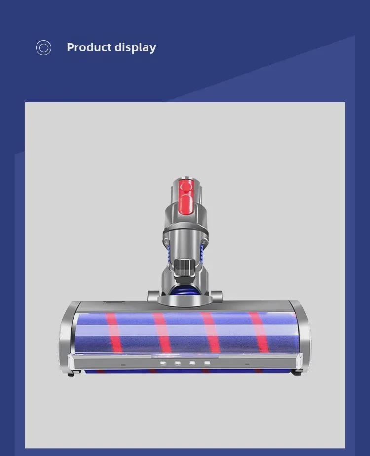 Compatible Dyson Vacuum Accessories - Floor & Carpet Brush Head with Soft Velvet Roller for V6 V7 V8 V10 V11 V15 Models
