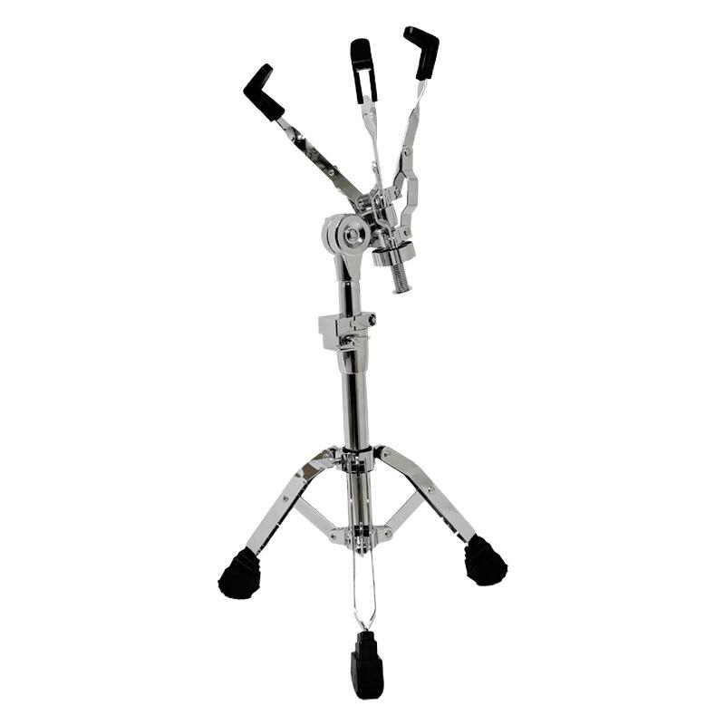 Height-Adjustable Double-Leg Snare Drum Stand – 28-Tube Jazz Drum Stand, Professional Drum Accessories.