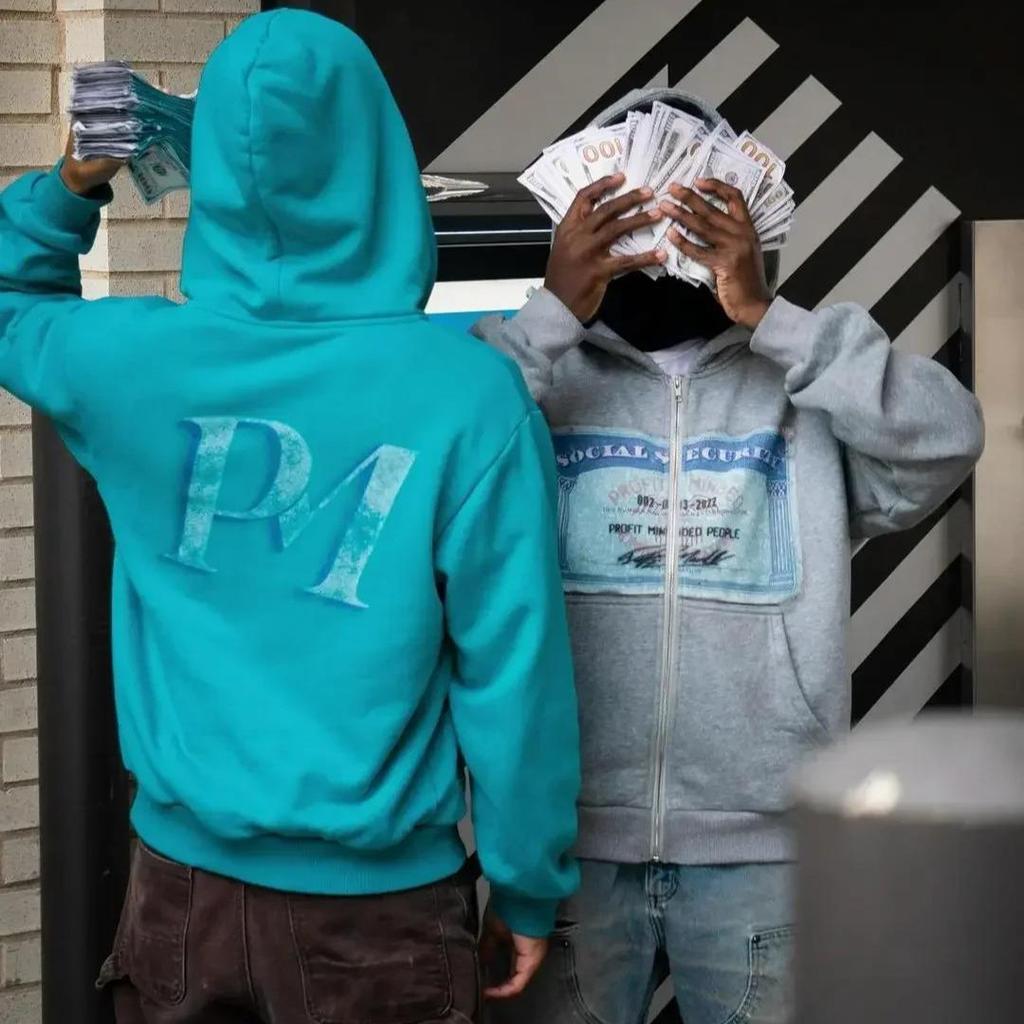 Amerikansk Street Style Dragkedja Huvtröja Jacka - Trendig, Avslappnad och Mångsidig Sportkläder