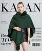 Autumn/Winter Knitted Scarf Shawl Cape with Fur Collar and Pom-Poms (Style 0962#)