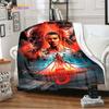 Hot Netflix Movie Stranger Things Blankets for Beds Soft Flannel Blanket Queen Size Home Decor Bedding Cover Kids Gift Picnic