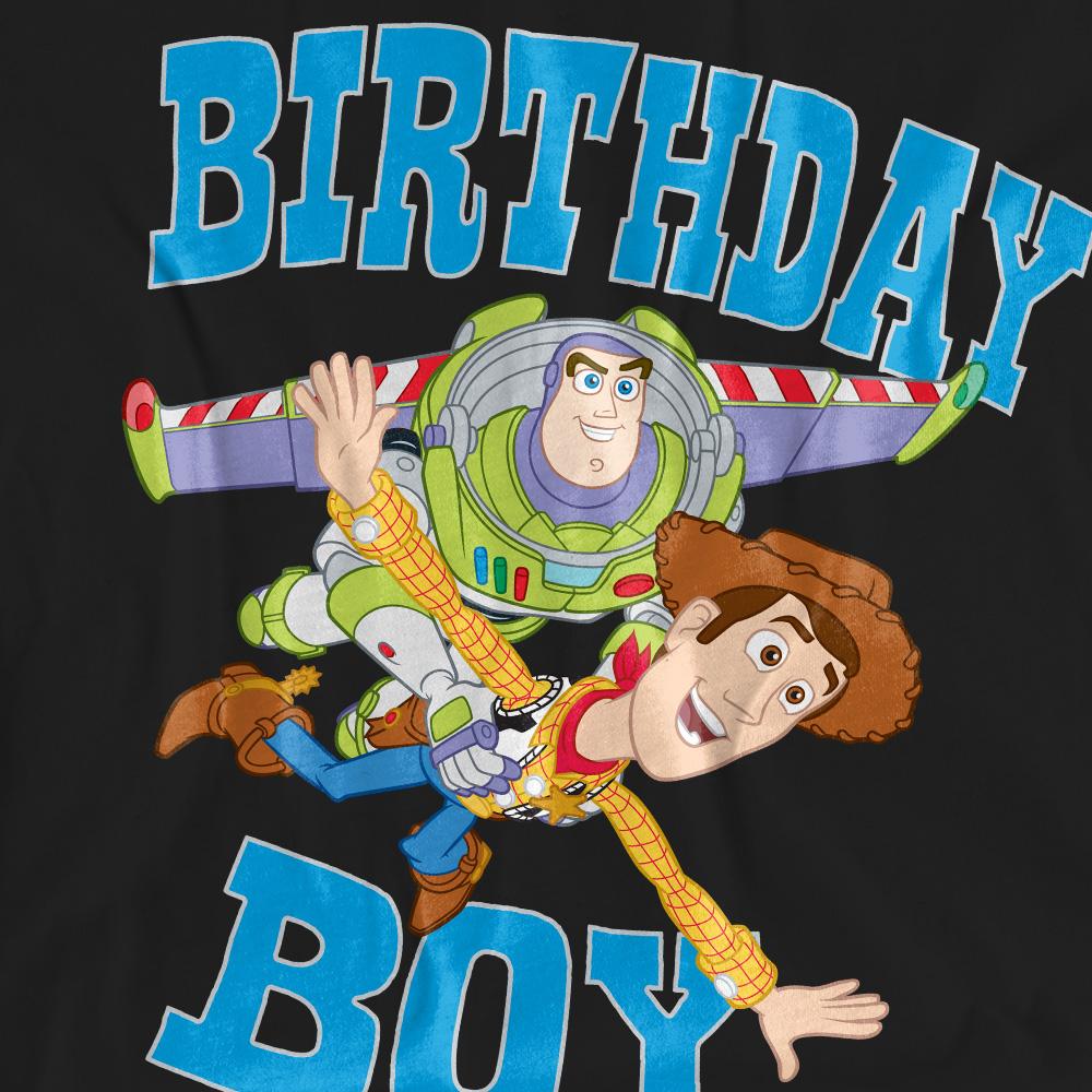 Toy Story Unisex Adult Birthday Boy Woody & Buzz Lightyear T-Shirt