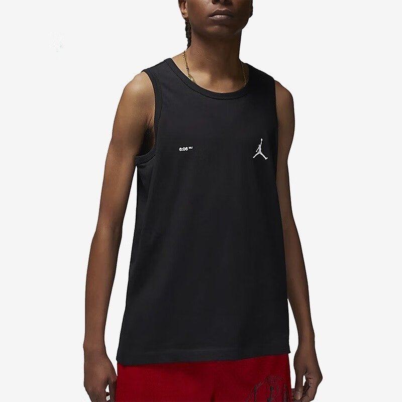 Nike Tank Tops Men's Black Crew Neck Moderate DX9606-010
