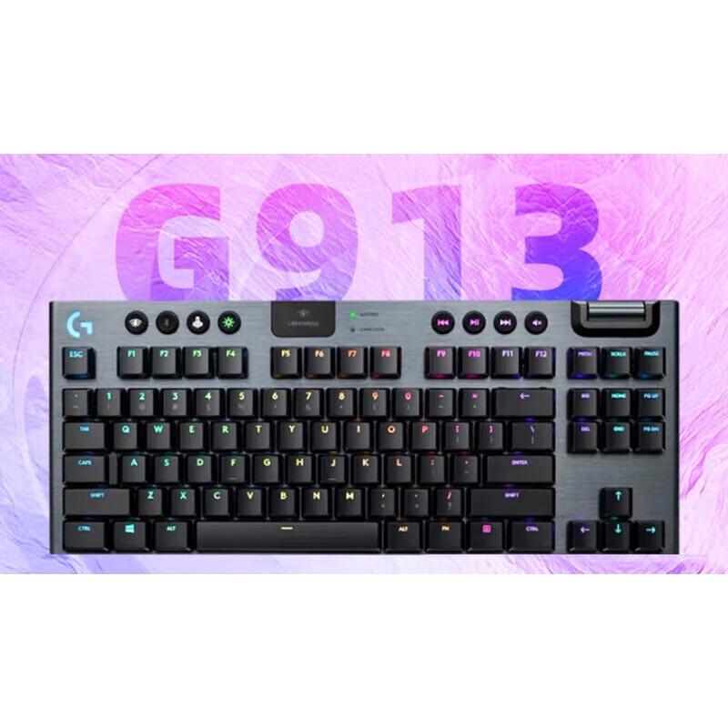 

Logitech G913 LIGHTSPEED RGB Wireless Mechanical Gaming Keyboard (Linear Red Switch)
