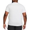 Nike Miler Solid Color Logo Crew Neck Short Sleeve T-Shirt Men Tops White DV9315-100