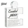 Meaningful Colleague Farewell Gifts Acrylic Puzzle Shape Ornaments for Team Appreciation and Employee Recognition Transparent High Transparency
