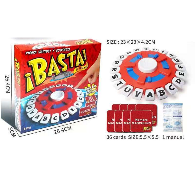 Verrücktes Buchstaben-Spiel für Kinder, Rasantes Familienspiel, Pädagogisches Rechtschreibspielzeug, Buchstaben-Erkennungs-Lernspiel