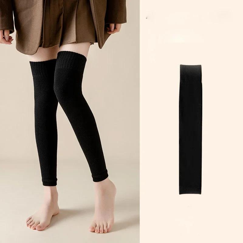 Women Stockings Solid Color Sexy Stockings Thigh High Over The Knee Stockings Lolita Ladies Girls Warm Boot Socks