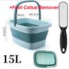 Collapsible Foot Bath Soak Tub with Handle for Washing Soaking Feet Portable Feet Spa Soaking Bucket with Massage Acupoint